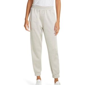 RtA Lustrous Sydney Porcelain High Rise Italian
Fabric Jogger Knit Sweatpants